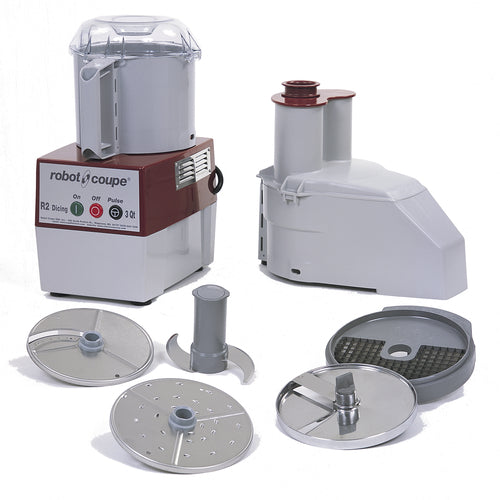 Robot Coupe R2DICE Combination Food Processor with 3 Liter Polycarbonate Bowl