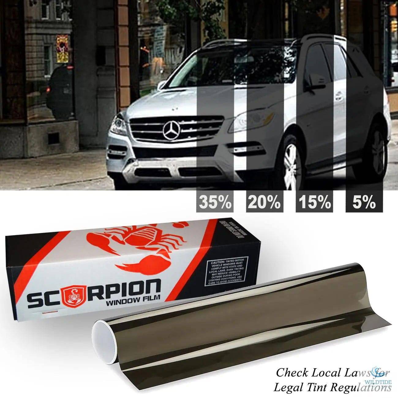 Scorpion Window Tint Shield Series (nano ceramic) 2 ply 15% 20?? X 100? Roll