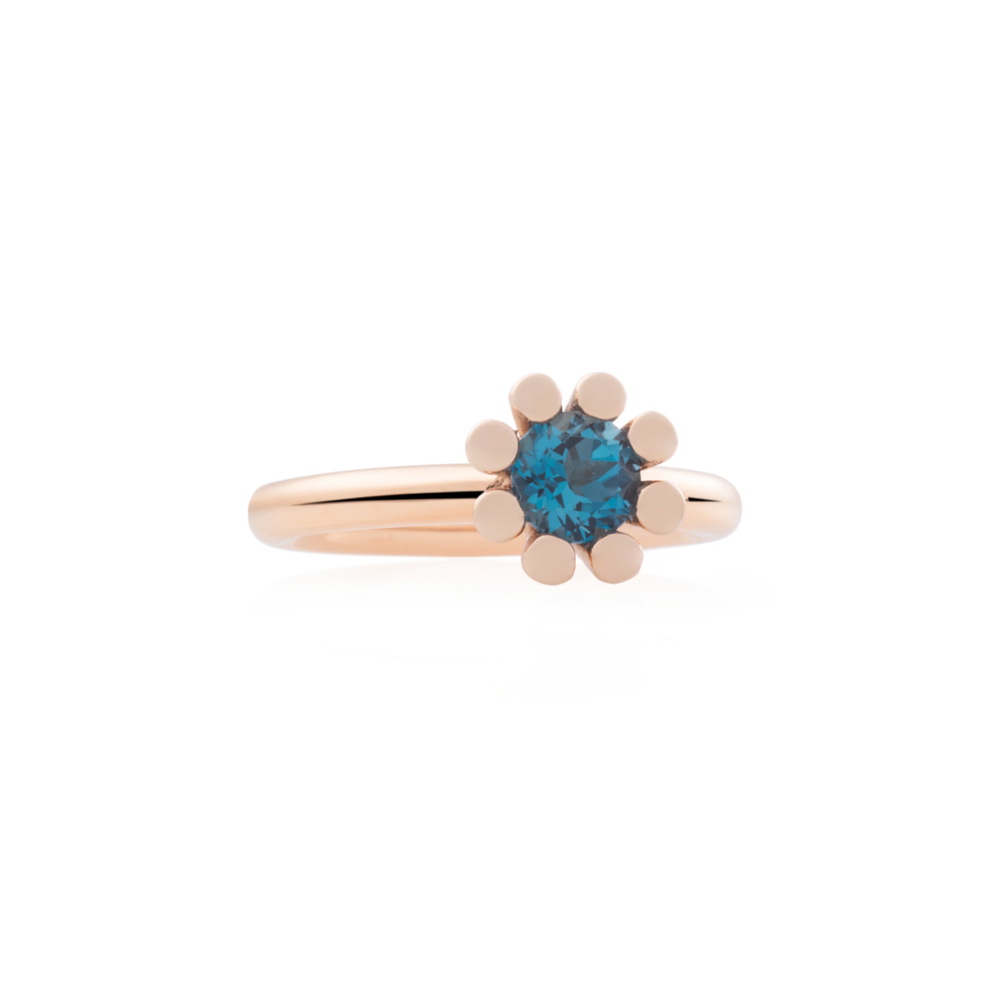 BRON Sprite Ring  Roségold • Topas