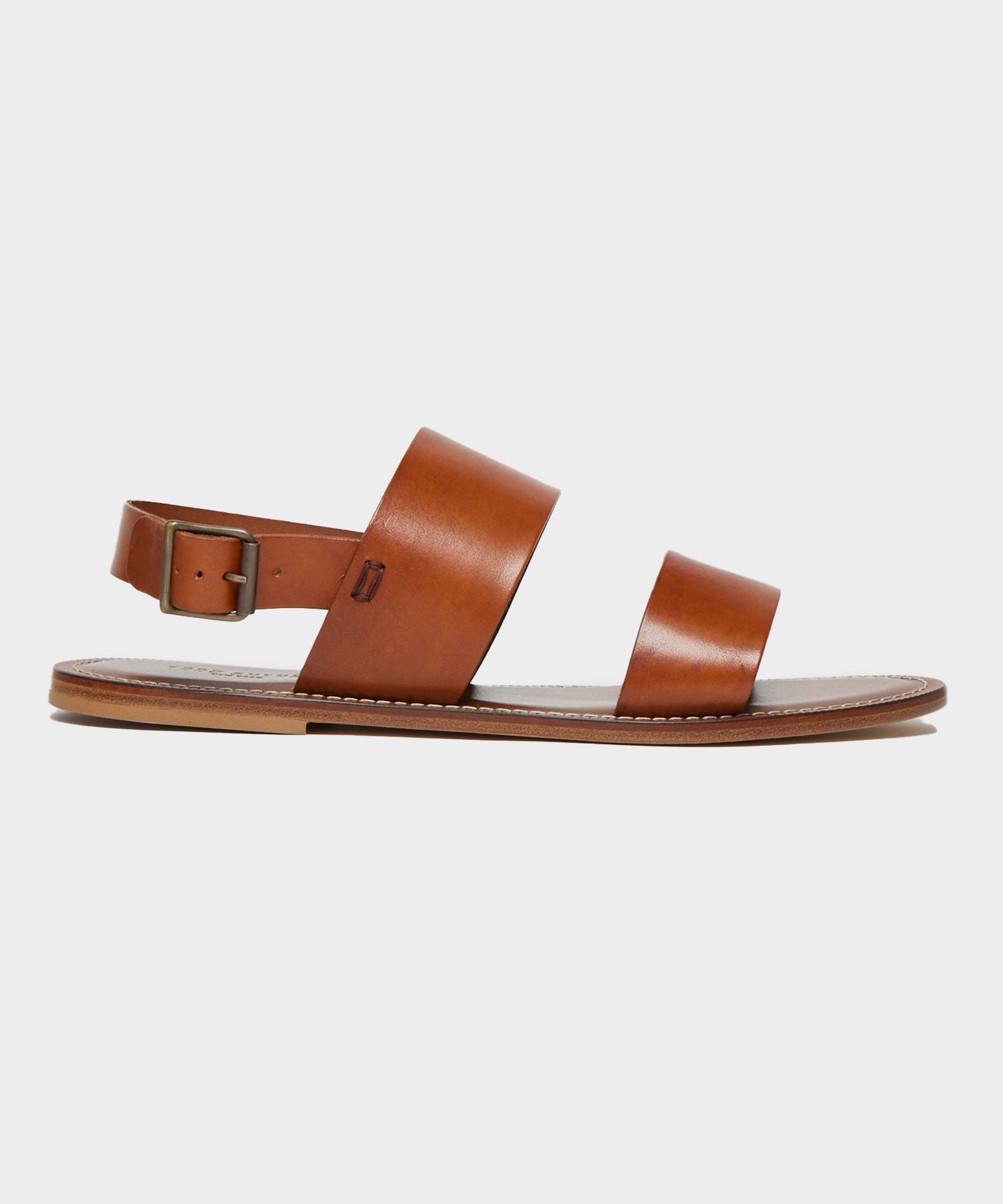 TODD SNYDER Tuscan Leather Double Strap Sandal