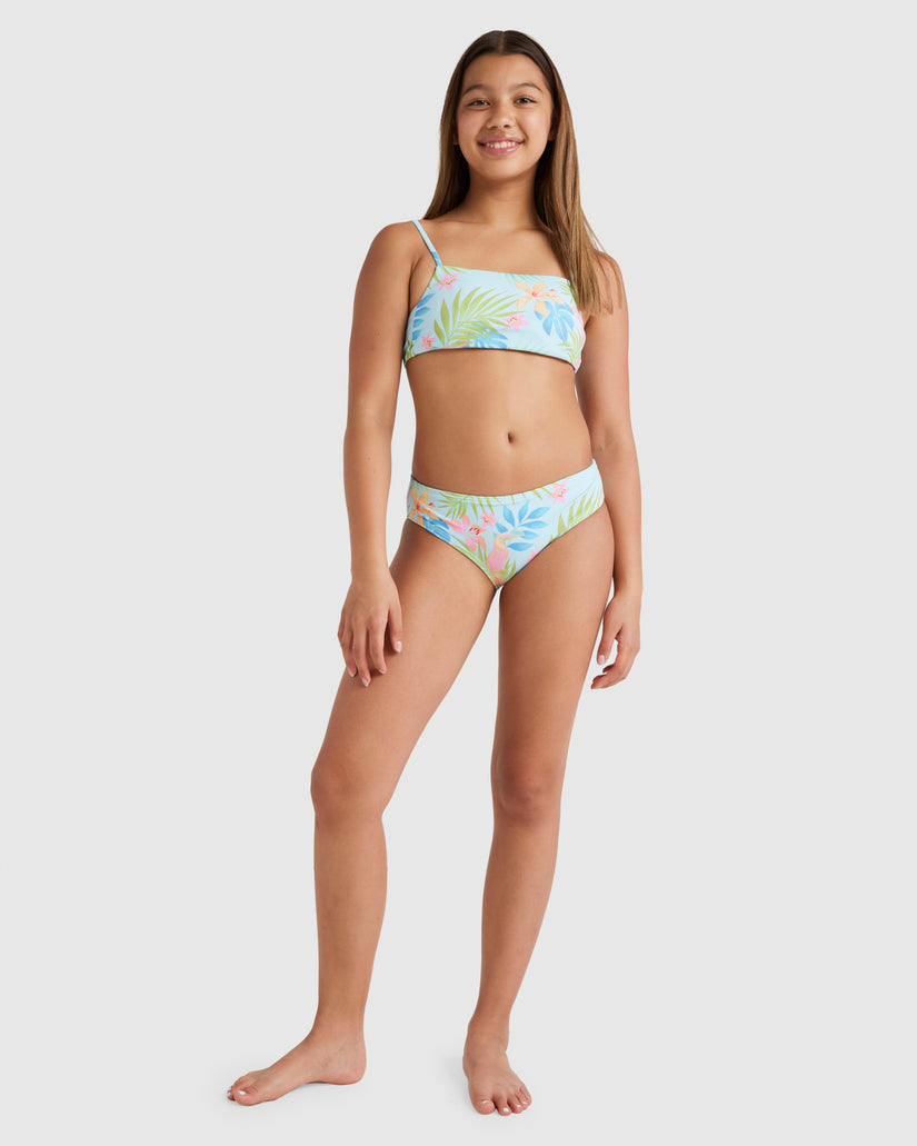 BILLABONG Girls 6 14 In Da Jungle Tank Bikini Set
