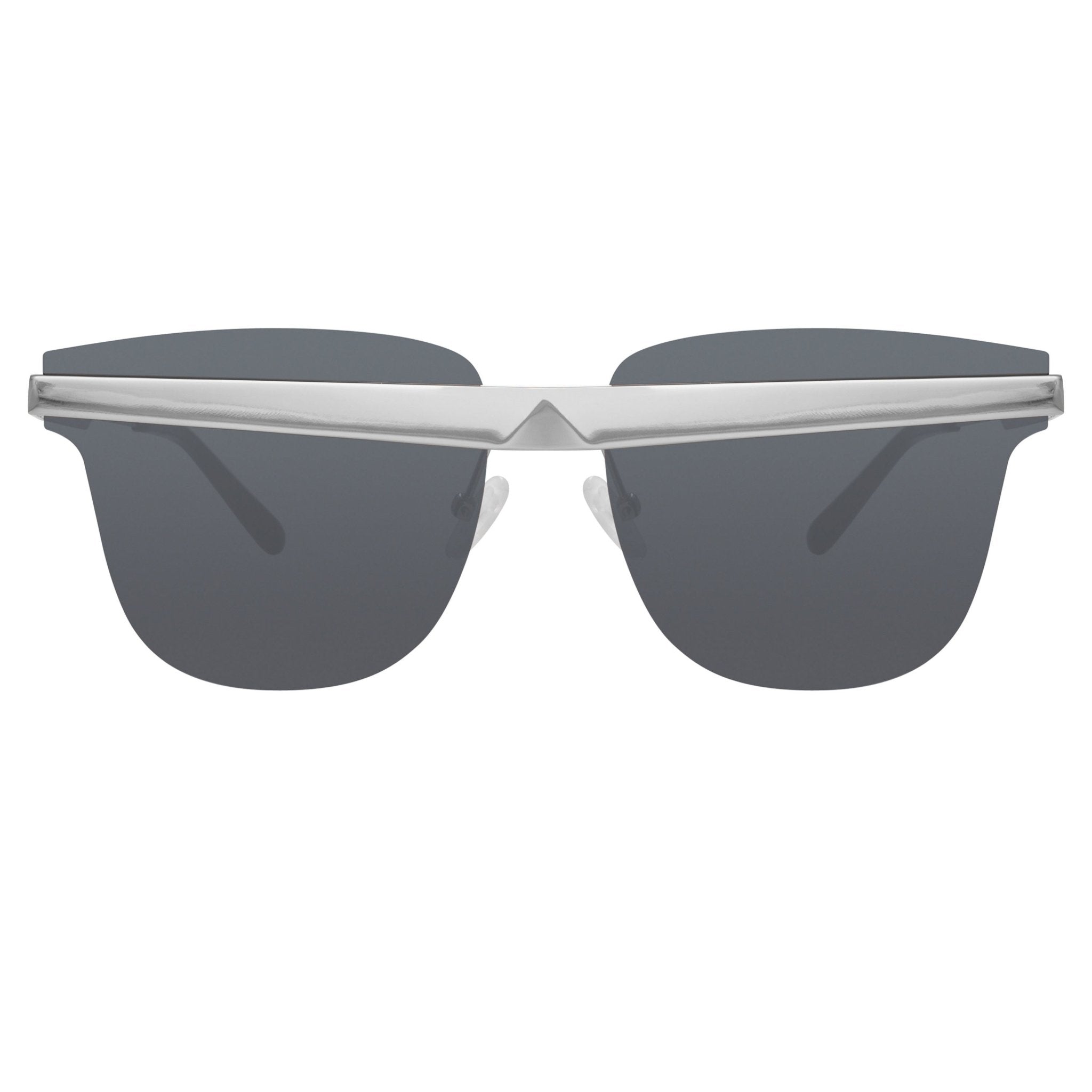 United Nude Sunglasses D Frame Silver and Grey