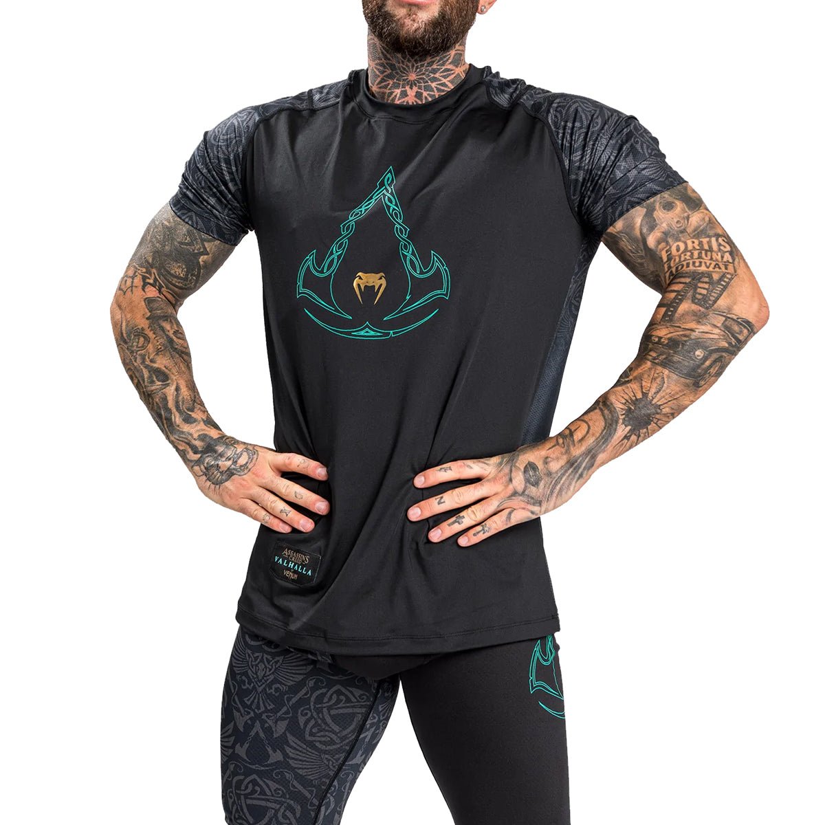 Venum Assassin's Creed Reloaded Dry Tech T Shirt   Black