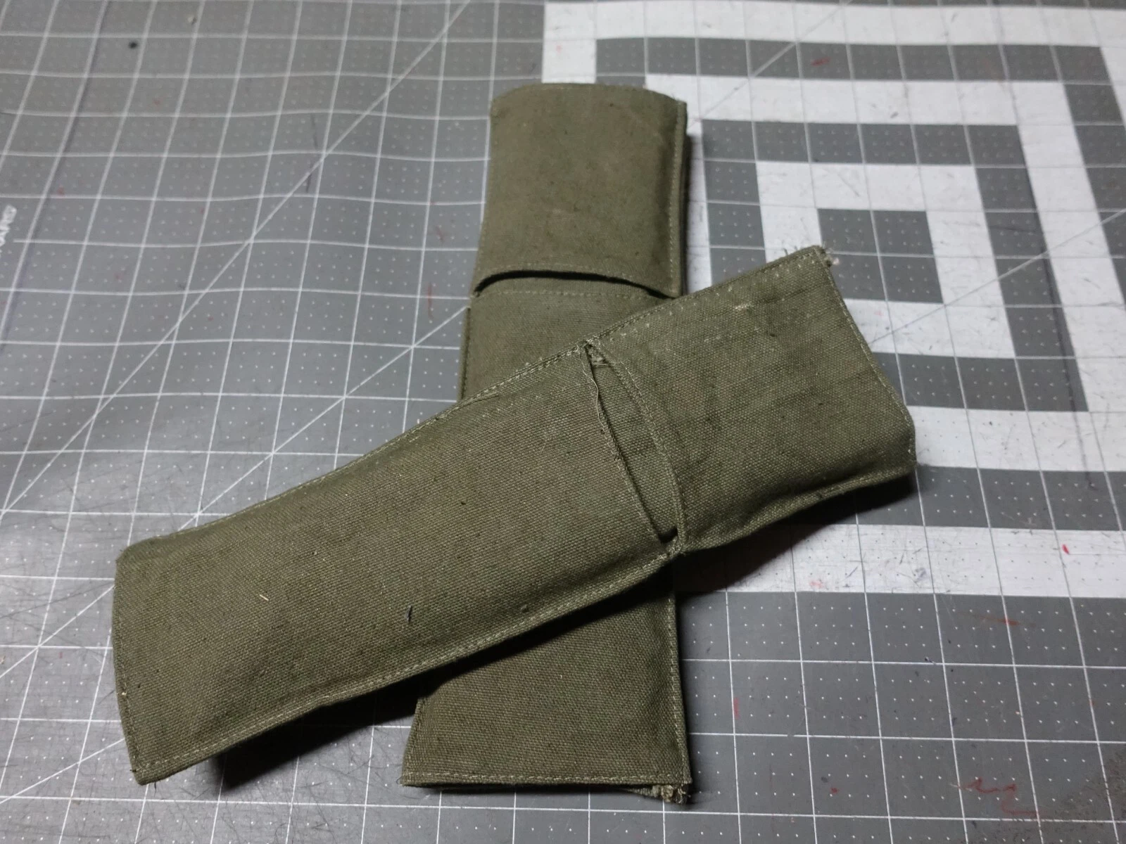 SPALDING Vietnam War CISO SOG STABO Rig Shoulder Pads W  D   Ring Slit