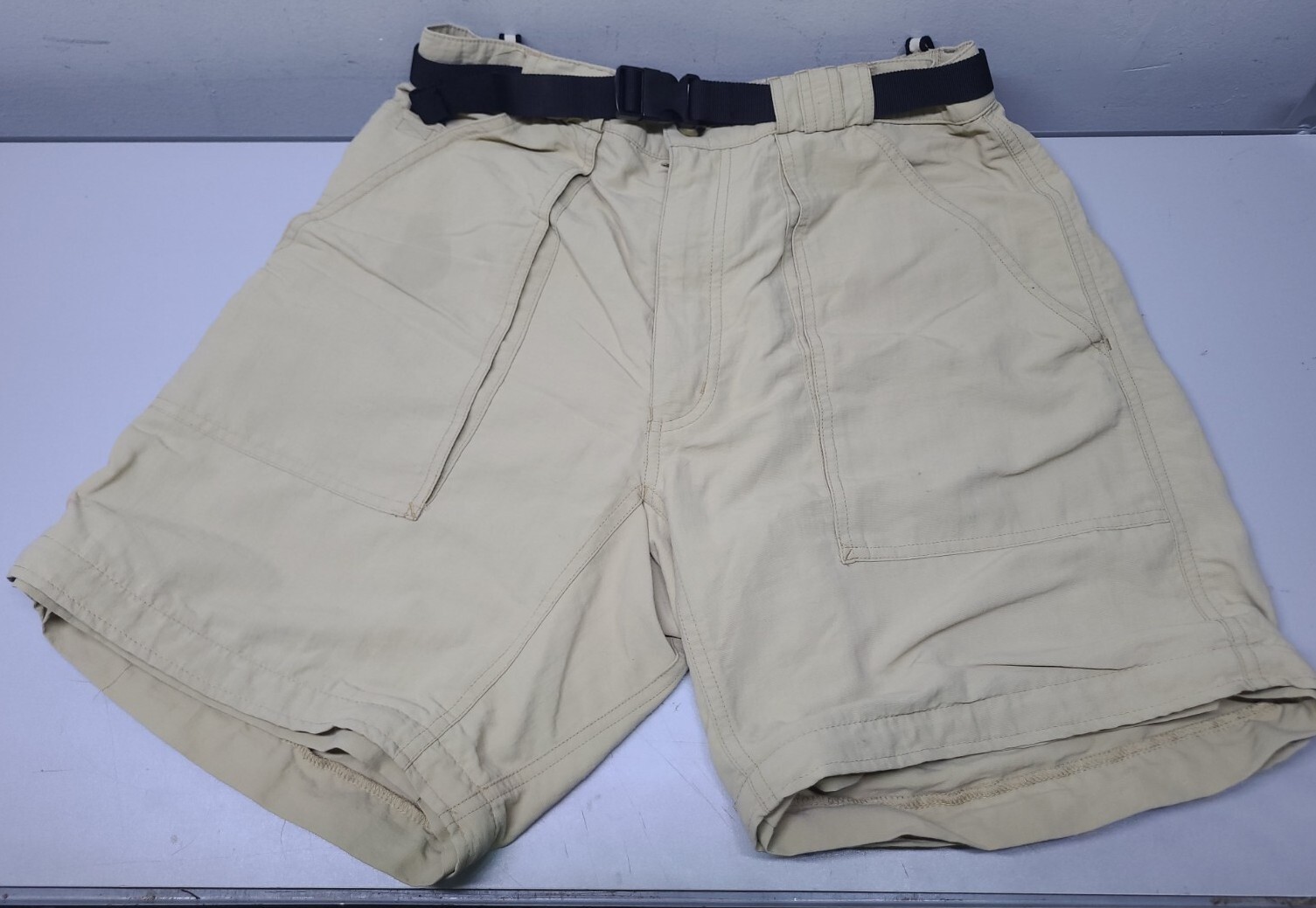 The North Face Tekware Technology Khaki Convertible Shorts (ONLY) Belted Men's M