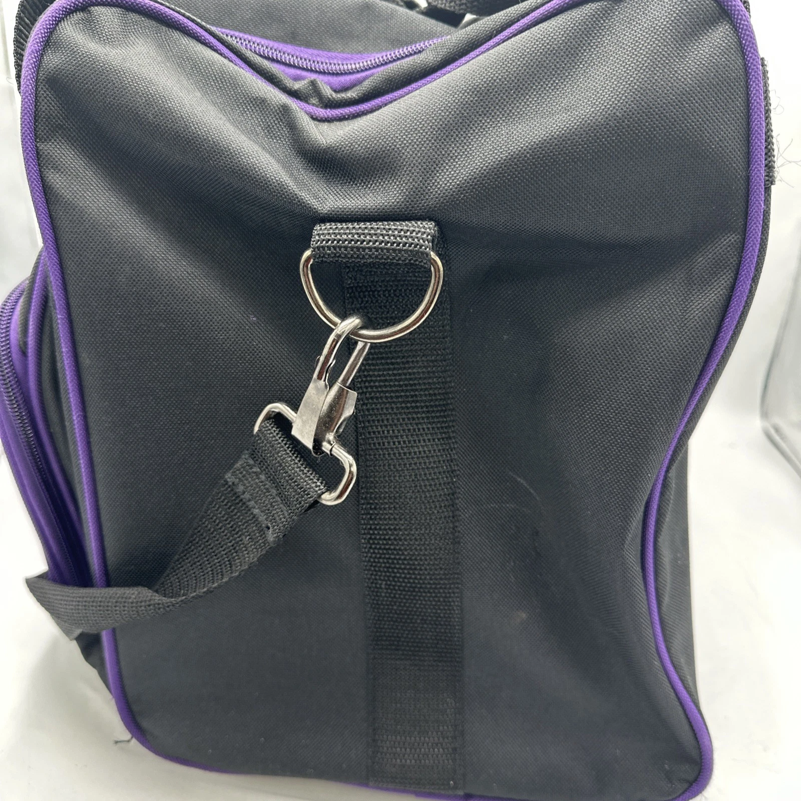 UNIQLO Borsa da bowling singola BSI Taxi nera viola con tracolla