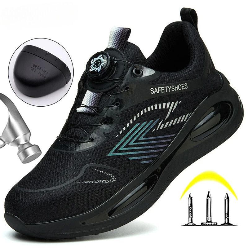 APL Scarpe antinfortunistiche uomo New2025 cappuccio acciaio scarpe da lavoro sportive sneaker taglia:38 45