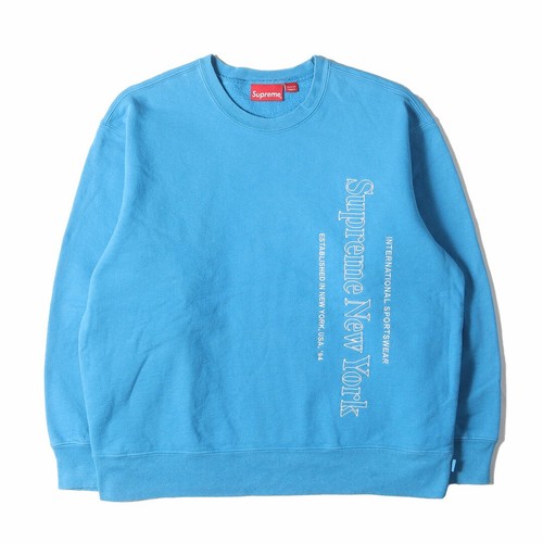 Supreme Sweat Size: M 20AW Side Logo Embroidered Crewneck (Side U BEEG 0
