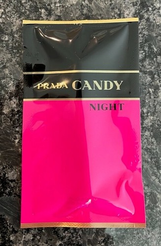 PRADA CANDY NIGHT 0.05 oz 1.5 ml Eau De Parfum Spray Mini Travel Sample Vial NEW