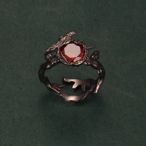 Game Love and Deepspace Sylus Crow 925S Silver Ring Jewely Gift Adjustable