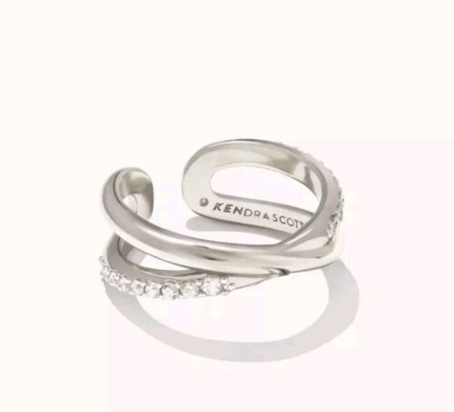 Kendra Scott Annie Infinity Ring Silver Sz 7 NWT