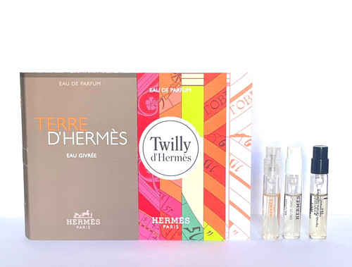 HERMÈS HERMES Twilly d'Hermes + Eau Ginger Eau de Parfum TERRE D'Hermes travel mini set