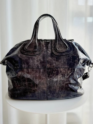 GIVENCHY Patent Leather Top Handle Bag