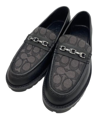 Mocassini Coach Brooks jacquard neri