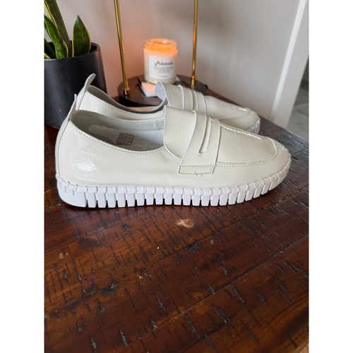 Ilse Jacobsen Hornbaek Slip On Loafers Comfort Casual Shoes Beige Milk Creme 39