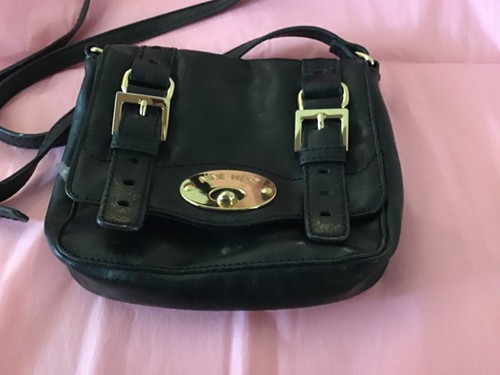 NINE WEST Black Messenger Shoulder Bag