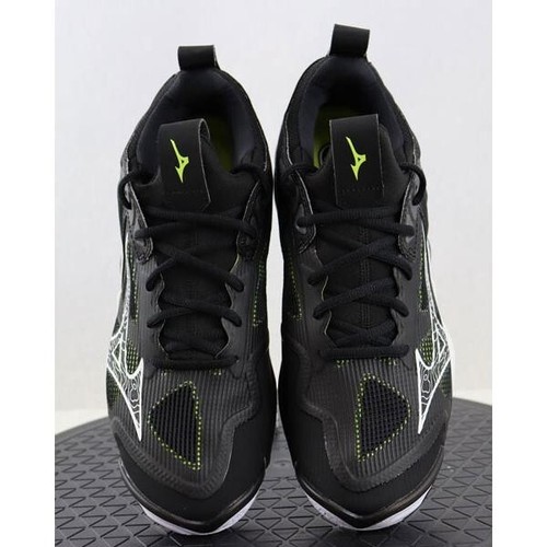 Mizuno Volleyball Shoes WAVE MOMENTUM 3 Black White Green V1GA2312 52 US9.5 F S