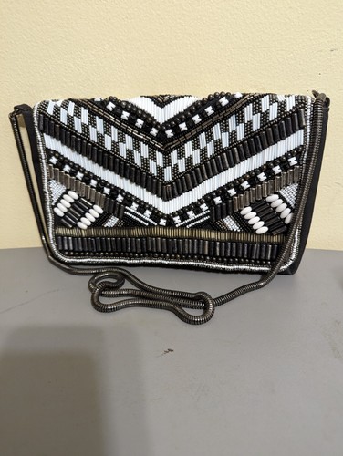 H&M Beaded Crossbody Bag   Purse