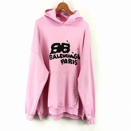 Balenciaga BB logo distressed hoodie JP57 2022 01537 XXS pink AA U 3d108a7002