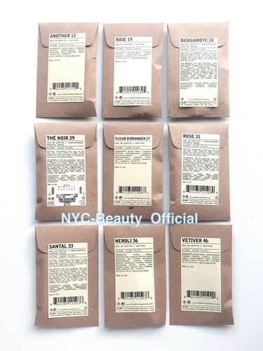 Le Labo Eau De Perfume Samples 0.75 ml each [Choose your scent]