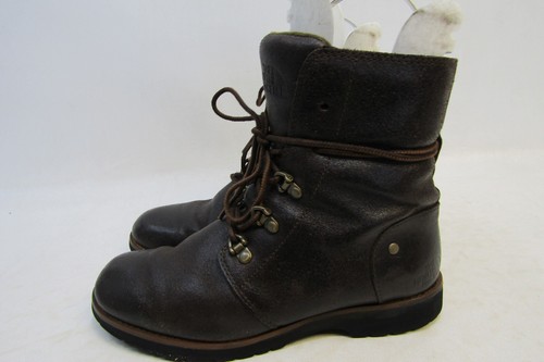 Stivaletti stringati The North Face Ice Pick da donna taglia 6 M in pelle marrone