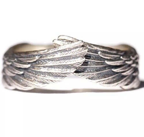 925 Sterling Silver Ring  Wings Ring  Chunky Ring  Thumb Ring  Adjustable Ring