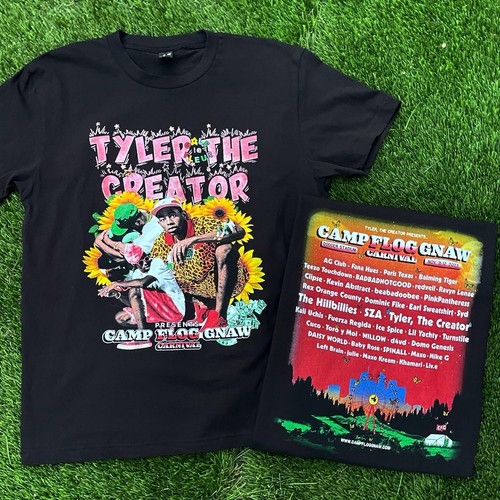 Tyler The Creator Camp Flog Gnaw 2023 Tee Mens Medium Golf Wang Odd Future Shirt