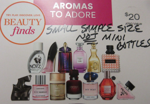 VALENTINO 13 Pc Perfume Sampler Discovery Set Aromas to Adore Ulta Beauty SALE HELPS DOGS