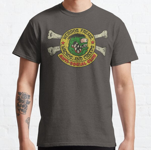 ANTI SOCIAL SOCIAL CLUB Weirdos Freaks Wackos and Creeps Anti Social Club 1967 Classic T Shirt