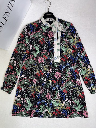 VALENTINO silk dress £2880 worth IT size 42 INT M UK 10 US 6 immaculate