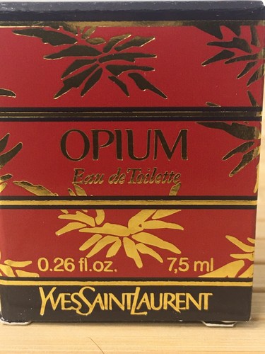 YSL Vintage Yves Saint Laurent Opium Perfume Eau de Toilette .26oz 7.5ml New