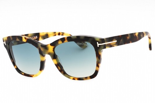 TOM FORD FT0614 55B Sunglasses Colored Havana Frame Smoke Gradient Lenses 52mm