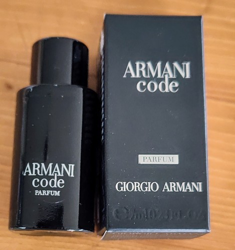 GIORGIO ARMANI Armani Code PARFUM Pour Homme MINI TRAVEL SIZE .23 oz 7 ml NEW IN BOX