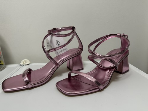 Pink Sandals Stradivarius 8