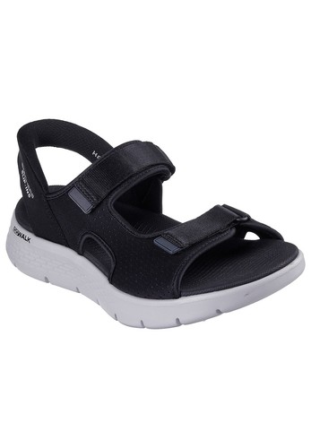 Skechers Slip Ins: Go Walk Flex SD   Easy Entry Sandali Esterno Uomo 229210 Bkgy