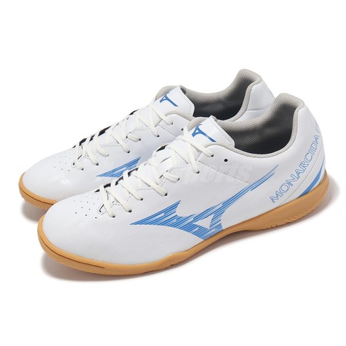 Mizuno Monarcida Neo Sala Club In Wide White Blue Men Indoor Soccer Q1GA2428 25