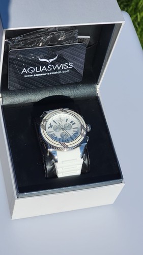 Rare Aquaswiss Swissport XG Diamond D sport Watch Model 62XGD005  63mm  0.75ctw