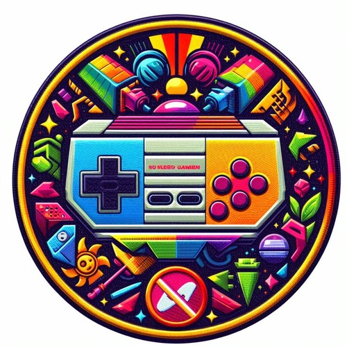 STATE BAGS Video Game Console iron on PATCH Geeks & Gamers SOUVENIR APPLIQUE Retro Arcade