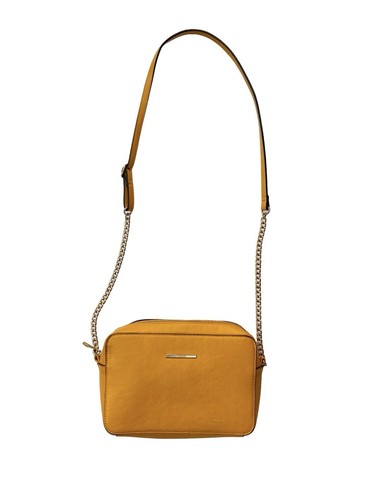 ALDO Elrooi Women’s Yellow Textured Small 9.5x6x2 in. Crossbody Bag