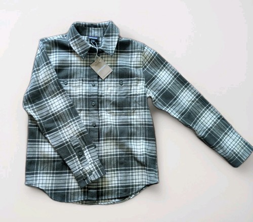 Patagonia Women's Fjord Flannel Shirt: GREEN: NWT: SIZE Small MSRP $119 BIFL