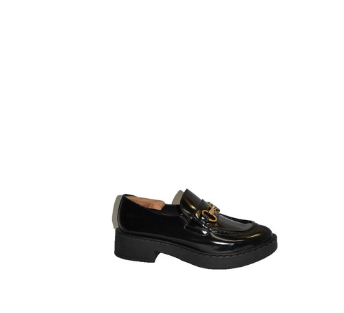 Nuovo! Mocassino Jeffrey Campbell Portina platform taglia 9 5 nero lucido DD480