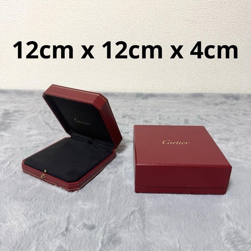 Cartier Autentica Collana Gioielli Scatola Vuota Astuccio Rosso di JP Ottimo+++