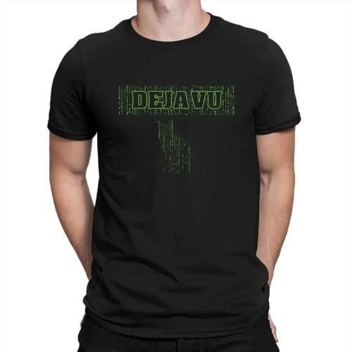ESSENTIALS Novelty You see Dejavu Essential T Shirts Men Round Collar Pure Cotton T Shirts