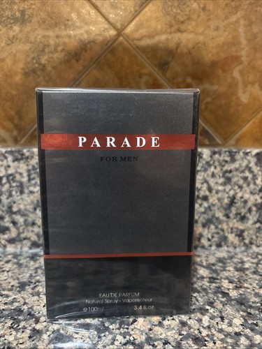 PRADA Parade for Men by Fragrance Couture 3.4 Oz Eau De Parfum Spray Box