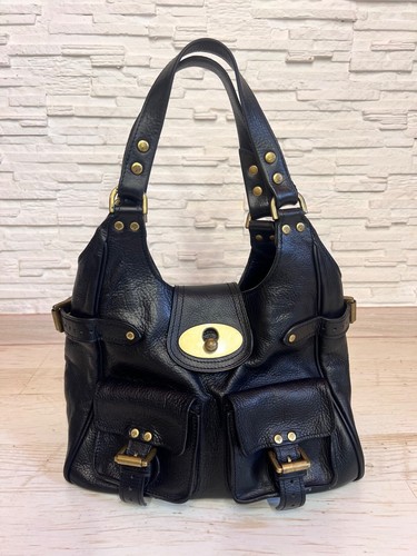 MAHI LEATHER Mulberry Annie leather shoulder bag black