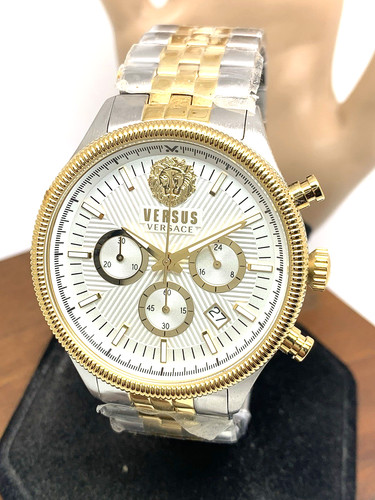Orologio Uomo Versus by Versace VSP970321 Quarzo Cronografo Acciaio Bicolore 45mm