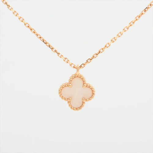 Van Cleef & Arpels Sweet Alhambra shells Necklace 750(YG) 2.8g