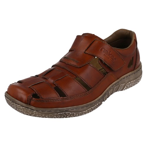 Sandali Chiuso Con Punta Per Uomo Rieker Casual Extra Larga   03578