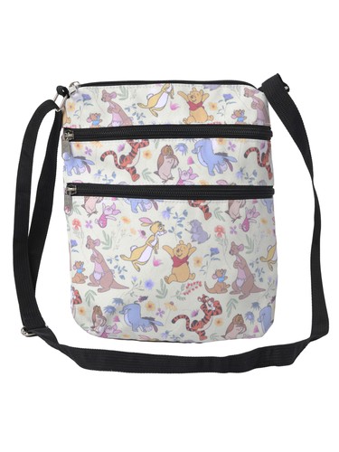 MAKR Women's Disney Winnie the Pooh Passport Bag Travel Purse Crossbody Mini Bag