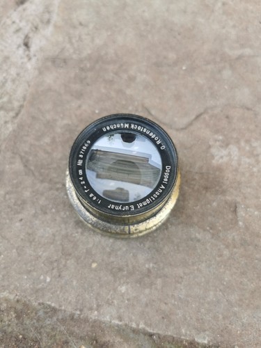 Antique G. Rodenstock Doppel Anastigmat EURYNAR 6,8/240 Camera Lens